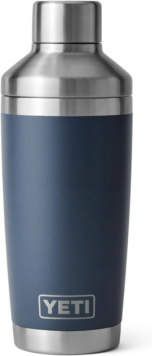YETI Rambler 20 oz Cocktail Shaker, Stainless Steel, Vacuum Insulated, Navy