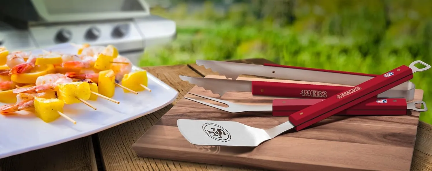 YouTheFan NFL Spirit Series 3-Piece BBQ Set