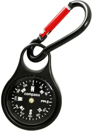 Zinc Alloy Buckle Compass for Outdoor Survival, Hiking, Camping, and Mountaineering - Portable Navigation Tool