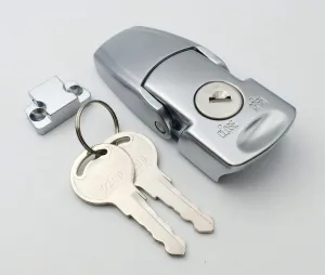 Zinc Alloy Draw Latch 3" Satin Chrome Replace southco V7 for Tool Box Saddlebags