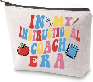 ZJXHPO Instructional Coach Appreciation Gift In My Instructional Coach Era Makeup Bag Instructional Coach Survival Kit (Instructional Coach Era)