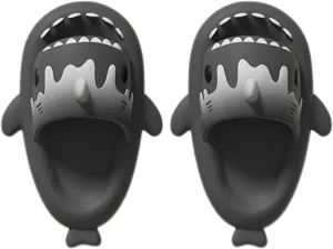Zureto Ice Cream Shark Slides, Cute Cloud Shark Slides Original, Summer Eva Anti-Slip Casual Shark Sandals