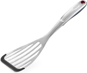 Zyliss Stainless Steel Slotted Turner - Stainless Steel Turner Spatula - Serving Spatula for Meat, Fish, Pancakes or Casserole - Dishwasher-Safe Kitchen Tool & Gadget