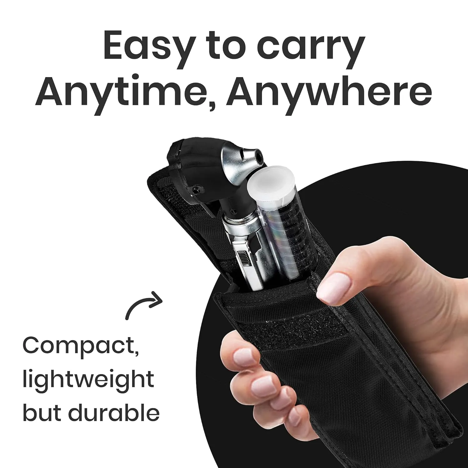 Zyrev ZetaLife Otoscope - Ear Scope with Light, Ear Infection Detector, Pocket Size (Black Color)